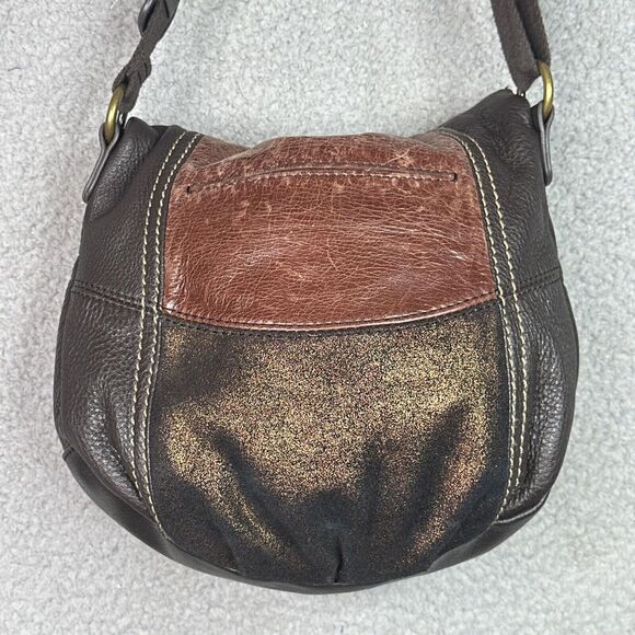 The Sak Deena Leather Crossbody Bag Brown ad - Picture 11 of 16